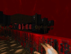 A screenshot of MAP03 when you reach hell.